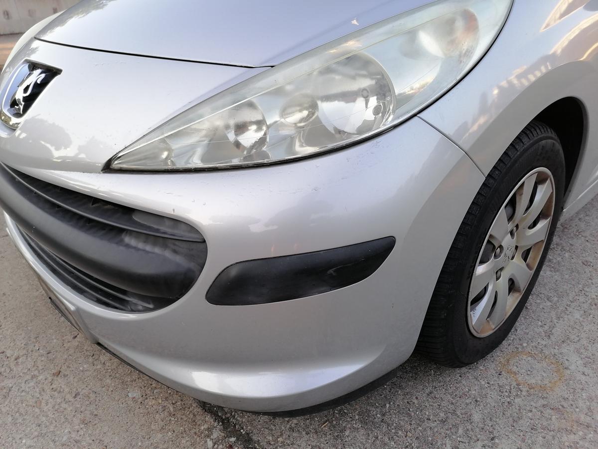 Peugeot 207 original Sto&szlig;stange Stossf&auml;nger vorn EZR Aluminium Grau Bj.2007